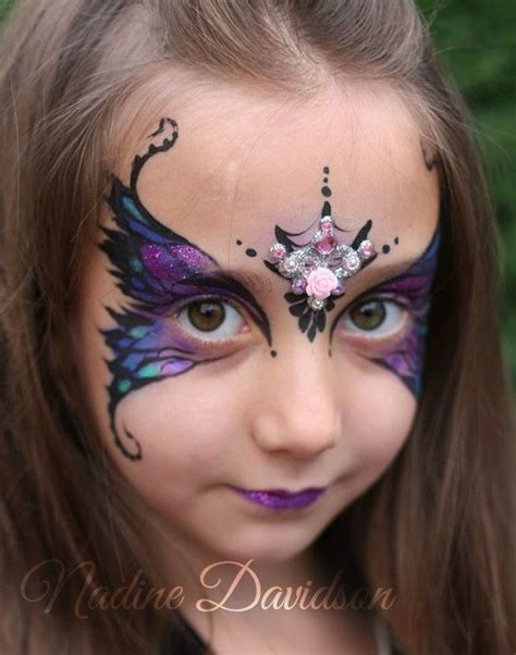 dark fairy face paint